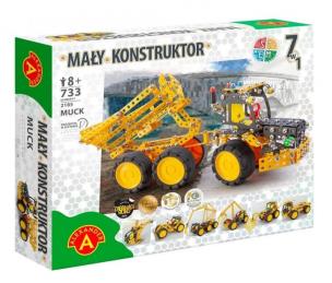 Mały Konstruktor 7w1 - Muck ALEX. Wydawca: Alexander. Multiszop.pl Opakowanie Mały Konstruktor 7w1 - Muck ALEX
