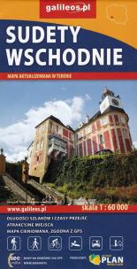 Okładka książki Mapa - Sudety Wschodnie 1:60 000