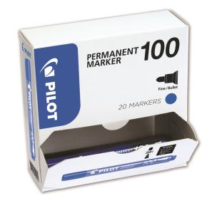 Opakowanie Marker Permanentny Pilot Sca-100 niebieski xxl 20 sztuk