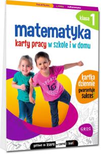 Okładka książki Matematyka SP 1 Karty pracy w szkole i w domu