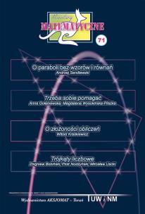 Okładka książki Miniatury matematyczne 71