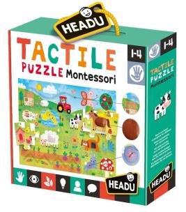 Opakowanie Montessori Puzzle sensoryczne HEADU