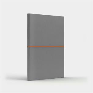 Opakowanie Notatnik A5 Fun M kratka jasnoszary/pomarańczowy