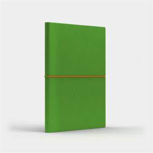 Opakowanie Notatnik A5 Fun M kropki jasnozielony/pomarańczowy