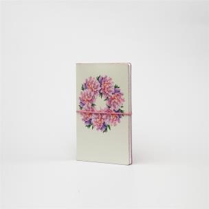 Opakowanie Notatnik A5 Ltd M linia + kratka Kwiaty. Wieniec
