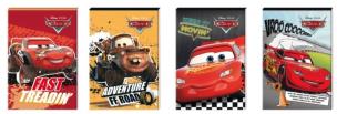 Opakowanie Notes A6/30K z poddrukiem Cars (12szt)