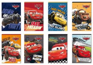 Opakowanie Notes A7/30K z poddrukiem Cars (16szt)