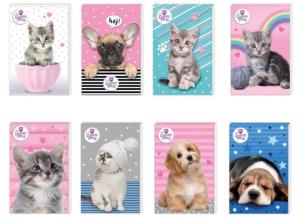 Opakowanie Notes A7/30K z poddrukiem The Sweet Pets mix