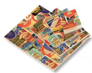 Opakowanie Notes ozdobny A5 BR NP 098 C Znaczki ROSSI