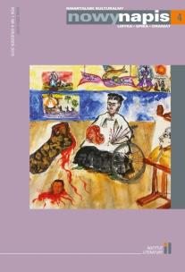 Okładka książki Nowy Napis Liryka epika dramat 4/2019