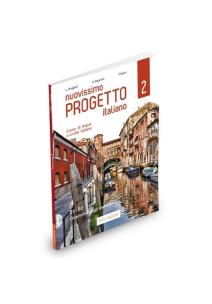 Okładka książki Nuovissimo Progetto italiano 2 Ćwiczenia + 2 CD
