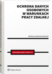 Okładka książki Ochrona danych osobowych w warunkach pracy zdalnej
