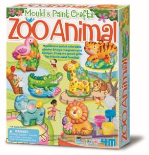 Odlewy gipsowe - Zoo 4M. Autor: W 4753. Multiszop.pl Okładka książki Odlewy gipsowe - Zoo 4M