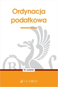 Okładka książki Ordynacja podatkowa w41