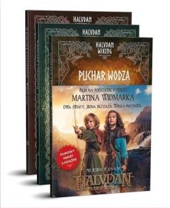 Okładka książki Pakiet filmowy Halvdan Wiking. Puchar wodza, Grób obcego, Wilcze serce.