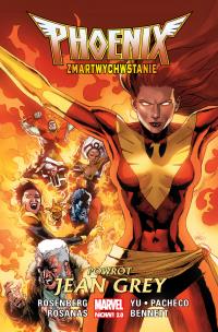 Phoenix: Zmartwychwstanie. Powrót Jean Grey. Autor: Matthew. J. Rosenberg. Multiszop.pl Okładka książki Phoenix: Zmartwychwstanie. Powrót Jean Grey