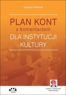 Okładka książki Plan kont z komentarzem dla instytucji kultury (z suplementem elektronicznym)