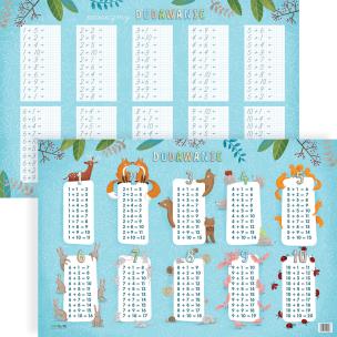 Opakowanie Podkładka na biurko dwustronna + pisak dodawanie