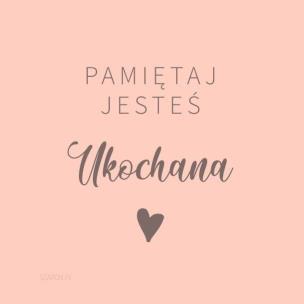 Opakowanie Podstawka korkowa - Pamiętaj jesteś ukochana