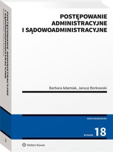 Okładka książki Postępowanie administacyjne i sądowoadministracyjne