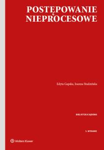 Okładka książki Postępowanie nieprocesowe