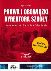 Okładka książki Prawa i obowiązki dyrektora szkoły.