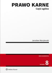 Okładka książki Prawo karne Część ogólna