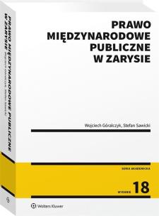 Okładka książki Prawo międzynarodowe publiczne w zarysie w.18