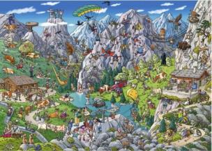 Opakowanie Puzzle 1000 Szalona wyprawa w góry