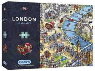 Opakowanie Puzzle 1000 Zabytki Londynu G3