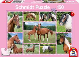 Puzzle 150 Konie G3. Wydawca: G3. Multiszop.pl Opakowanie Puzzle 150 Konie G3