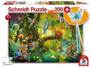 Opakowanie Puzzle 200 Leśne wróżki + różdżka G3