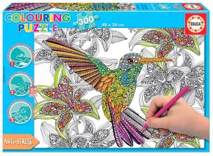 Opakowanie Puzzle 300 Koliber (kolorowanka) G3