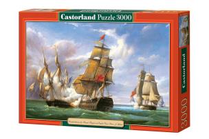 Okładka książki Puzzle 3000 Żaglowce na morzu CASTOR