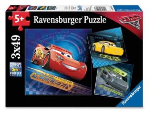 Opakowanie Puzzle 3x49 Auta 3