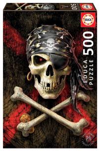 Opakowanie Puzzle 500 Czaszka piracka G3
