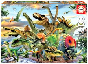 Opakowanie Puzzle 500 Dinozaury G3