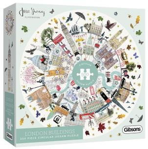 Opakowanie Puzzle 500 Londyńskie budynki (okrągłe) G3