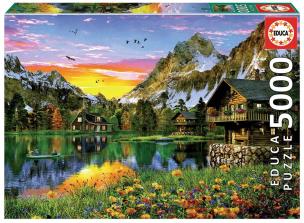Opakowanie Puzzle 5000 Alpejskie jezioro G3
