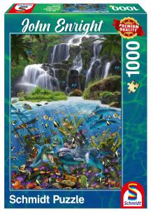 Opakowanie Puzzle PQ 1000 John Enright Wodospad G3
