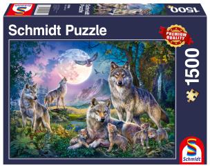 Opakowanie Puzzle PQ 1500 Rodzina wilków G3