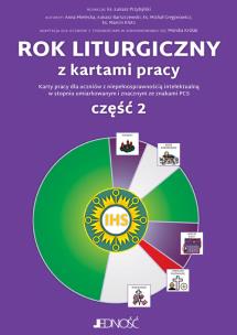 Okładka książki Rok liturgiczny z kartami pracy cz.2