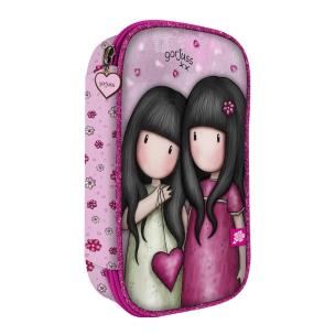 Opakowanie Rozkładany 4 Częściowy Piórnik z Wyposażeniem