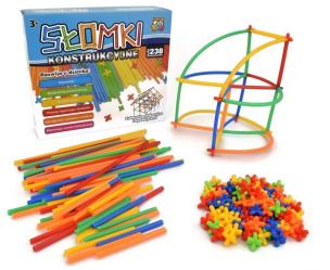 Opakowanie Słomki konstrukcyjne 238 elementów