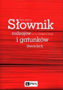 Okładka książki Słownik rodzajów i gatunków literackich