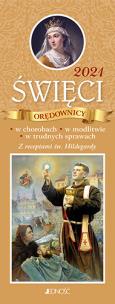 Okładka książki Święci orędownicy w chorobach, w modlitwie, w trudnych sprawach. Z receptami św. Hildegardy.