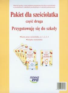 Okładka książki Sześciolatek cz.2 PAKIET Przygotowuję się do.. NE