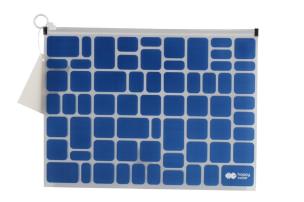 Opakowanie Teczka B4 PP z suwakiem Trend Blue HAPPY COLOR