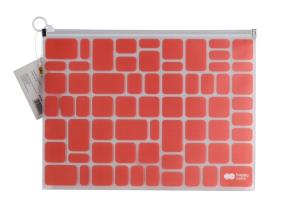 Opakowanie Teczka B4 PP z suwakiem Trend Coral HAPPY COLOR