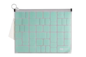 Opakowanie Teczka B5 PP z suwakiem Trend Green HAPPY COLOR